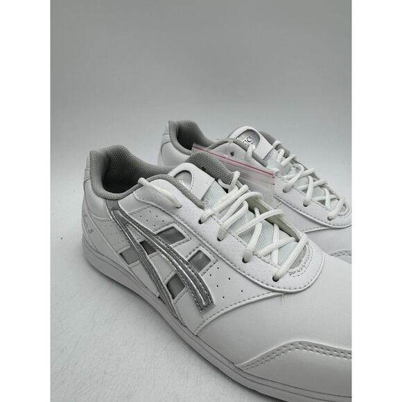 NEW Asics CHEER 8 Women's Cheer Shoe White/Silver US Size 10.5 Medium NIB - Picture 3 of 11